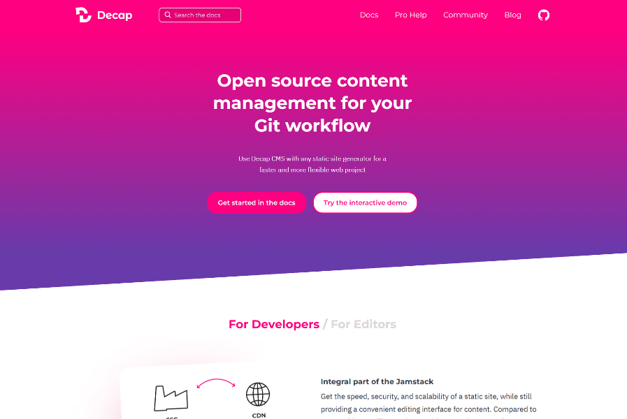 Decap headless cms