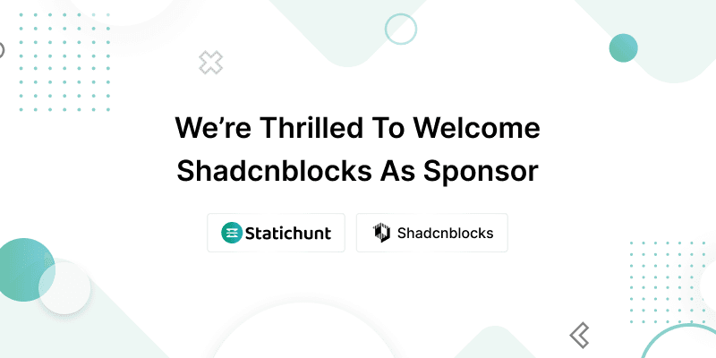 We’re Excited to Welcome Shadcnblocks as Our New Sponsor!