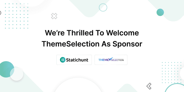 We’re Thrilled to Welcome ThemeSelection as Our Third Sponsor!