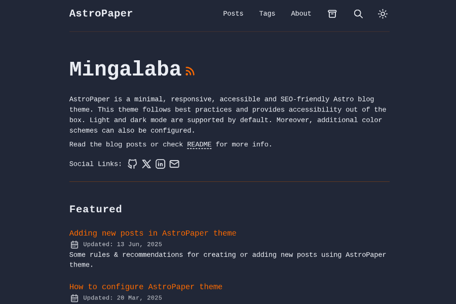 AstroPaper