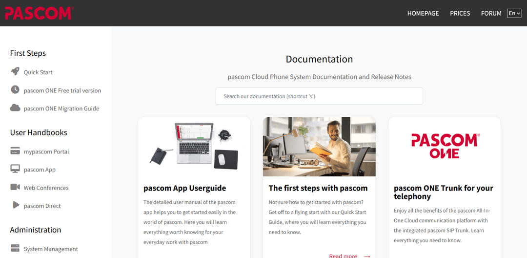 Pascom Documentation